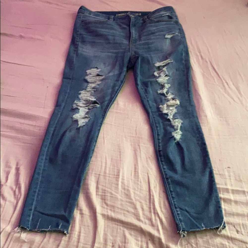 Super cute American Eagle jeans worn twice